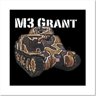 M3 Grant Tank Posters and Art